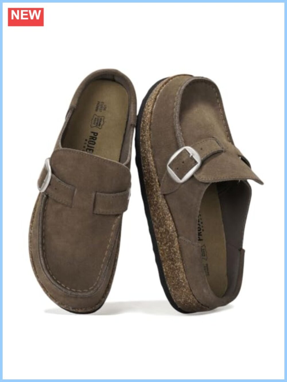 Genuine Leather Mocc Women's Non-Slip Mules Slip On